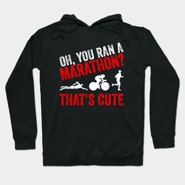 Funny Triathlon Triathlet Triathlete Gift Hoodie by Dolde08